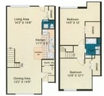 2BR/1.5BA