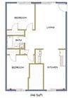 2BR/1BA