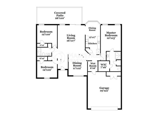 Photo - 3 Bedroom Pet-Friendly Home in La Vergne, TN with Main Street Renewal