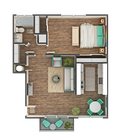 Azure 1x1 Floorplan