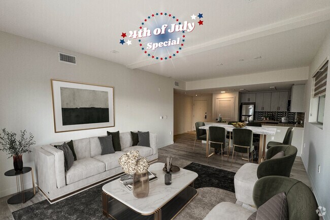2 BR, 2 BA - Living Room (La Brea) - Legacy Tamarind Rental