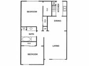 2BR/1BA