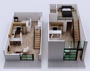 Redwood Loft 3D Floorplan