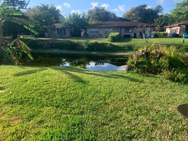 Canal view from back yard - 10222 Pine Dr