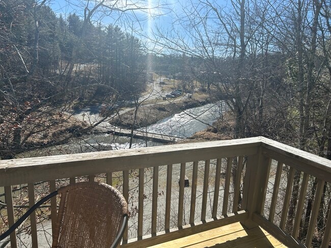 View from back deck. - 658 New River Hls Unit # 1