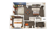 A1-HC floor plan Prose Gainesville