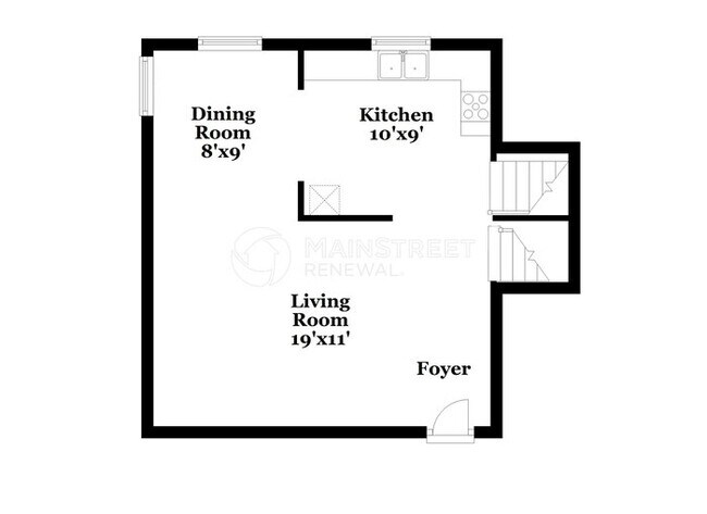 Photo - 3 Bedroom Pet-Friendly Home in Jeffersonville, IN with Main Street Renewal