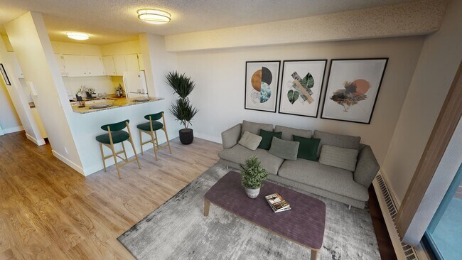 Salon - 2 chambres, 2 salles de bain - Stanley Park Place - Stanley Park Place