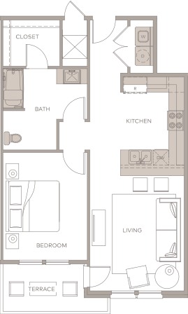 Floor Plan - THE WEST FORK C*- A3