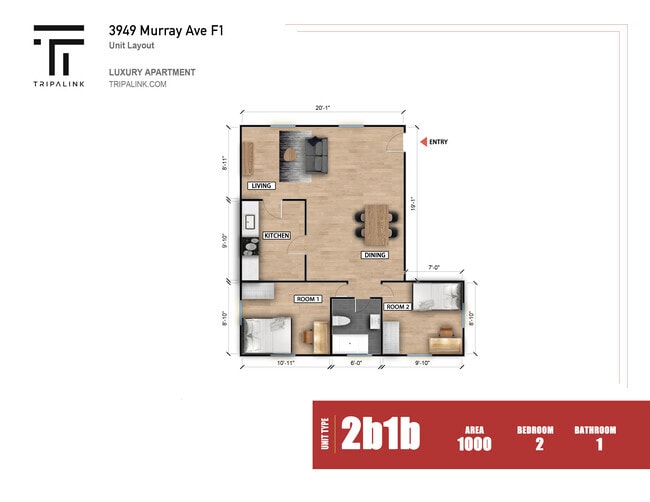 Building Photo - 3949 Murray Ave Unit F1 Rental