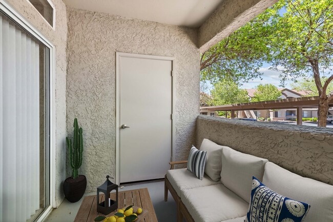 Unwind after a long day on your private patio or balcony