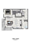 A16 floor plan The Braden on Fifth