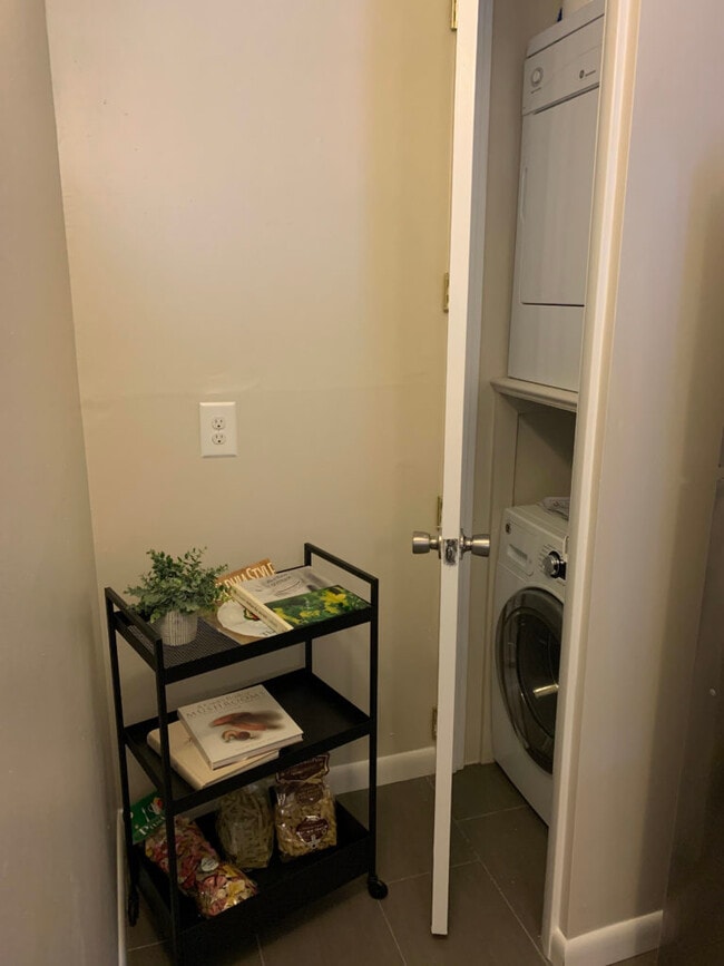 Lavandería dentro del apartamento