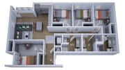 D3: 4BD | 3BA | 1165 SF