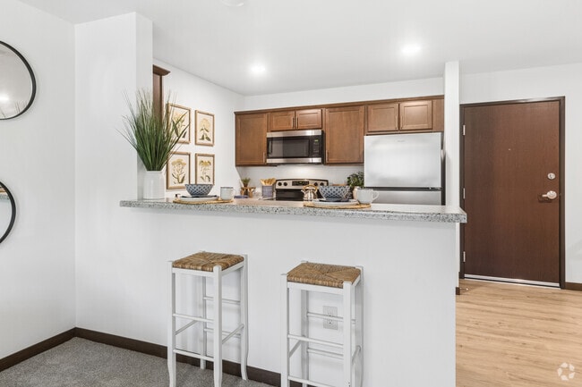 2BR, 1BA - 964SF - Kitchen - Chisago Lake Apartments