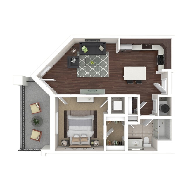 Un dormitorio - 5 - Newport Avenue Apartments