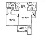 1BR/1BA