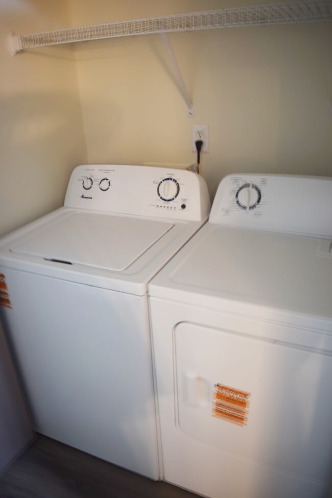 Full size washer and dryer
