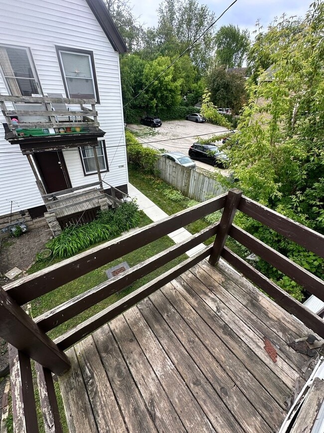 Photo - ? Steps from Brady St! Bright 2BR with FREE Laundry & Pet-Friendly Living Unit #4 Upper Rear