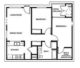 2BR/1BA