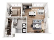 A4 floor plan Verde at McCullough Station