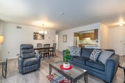 2BR, 2BA - 1,100SF - Living Room