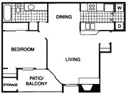 1BR/1BA