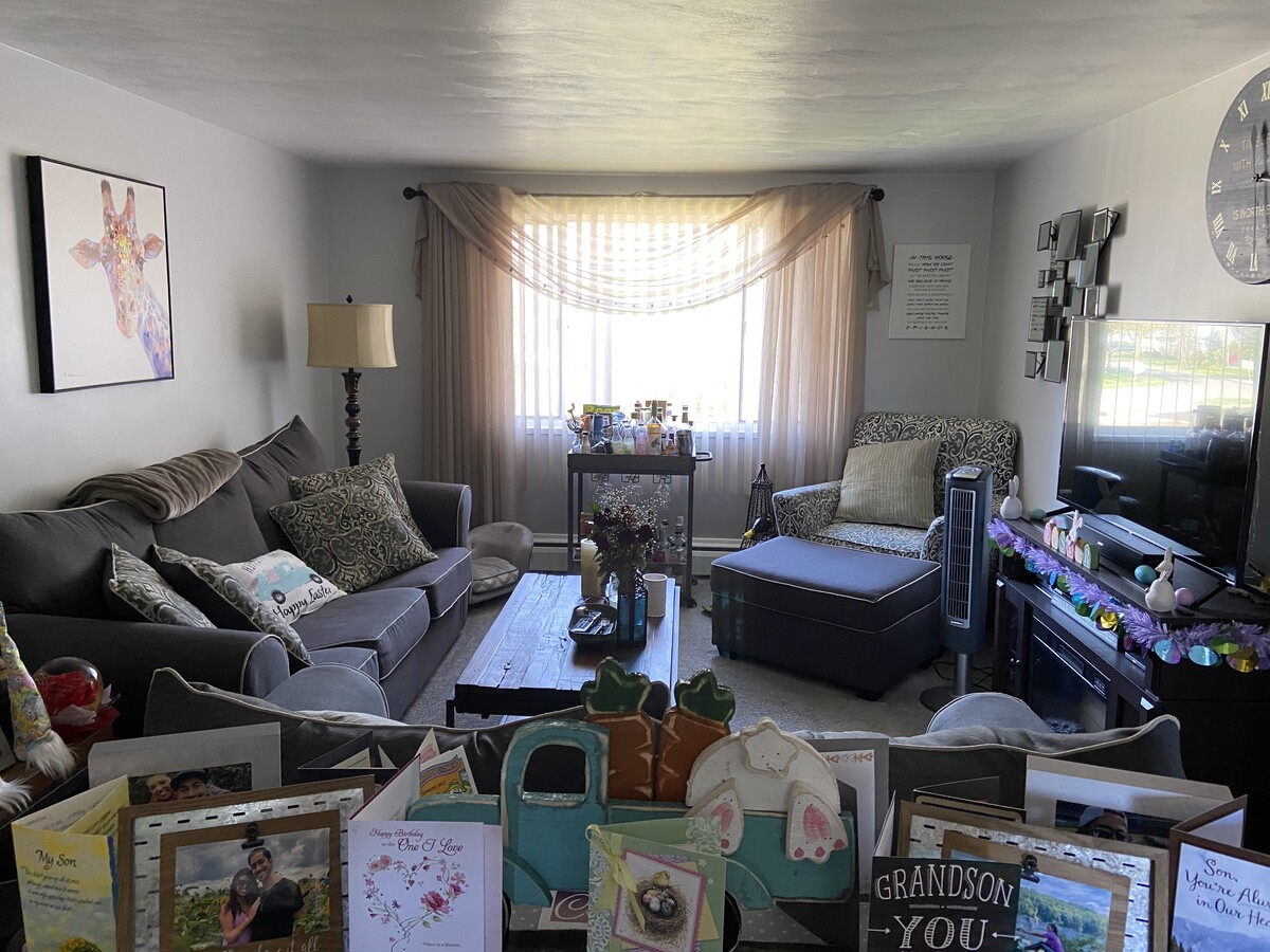 Living Room - 100 Belmont Ave Apartments Unit 5