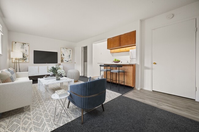 Studio Living Room (Furnished) - New Suburban Apartments