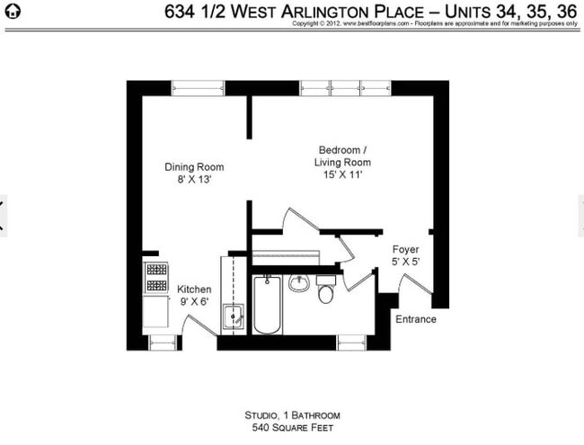 Photo - 634.5 W Arlington Pl Unit 5