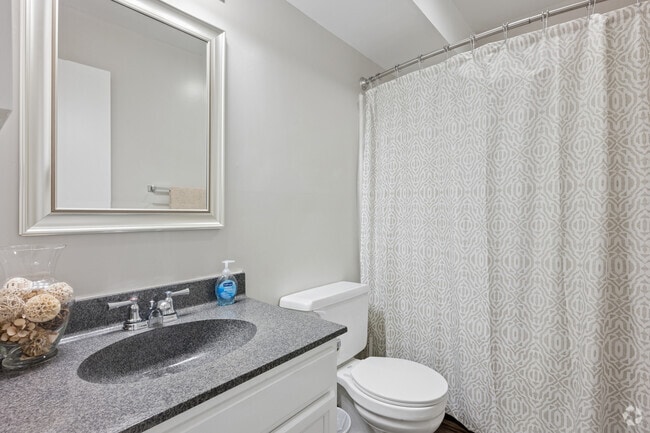 2BR, 2BA - 1,010SF - Second Bathroom