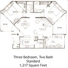 3BR/2BA