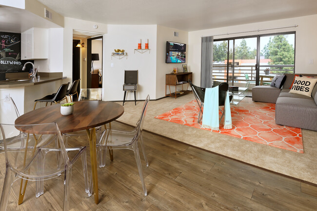 Standard Apartment Living and Dining Area