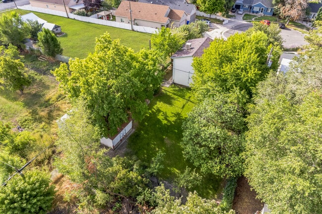 Areial of back yard - 401 E Maxwell Ln Unit B