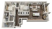 Floorplan 2C - Units 213 & 313