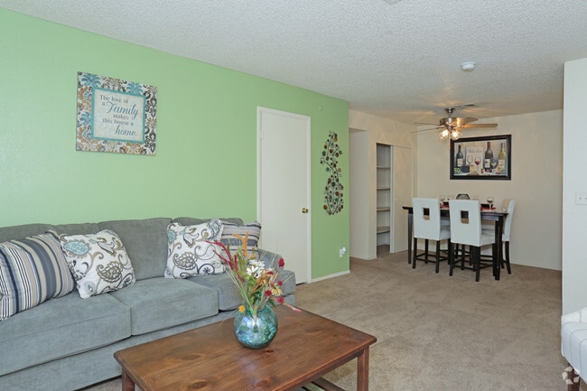 2BR,2BA-Colony Living Room