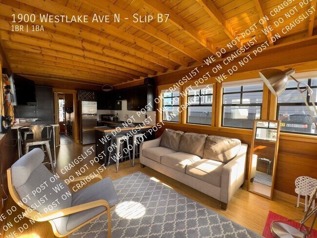 Photo - Lake Union - Unique Houseboat Vessel - 1 B... Unit Slip B7