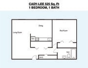 Plano del piso Cady-Lee