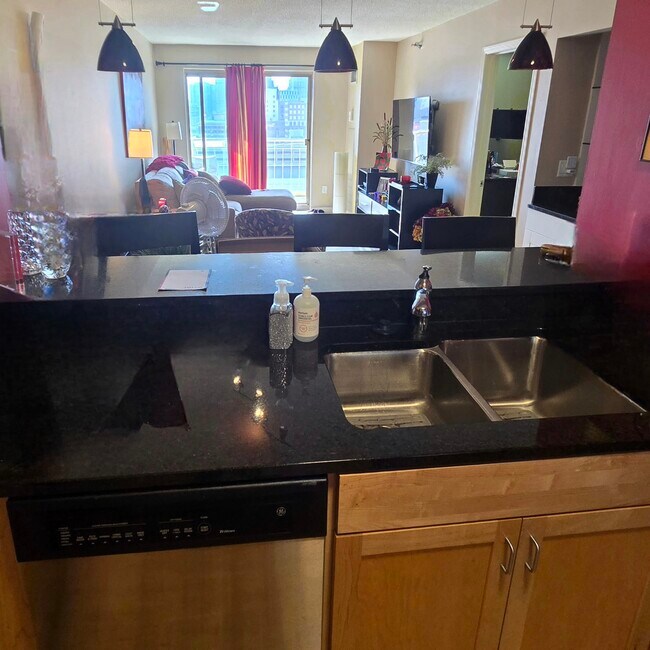 View into Living room - 401 S 1st St Unit 15th floor