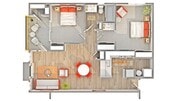 Barberry- Two Bed