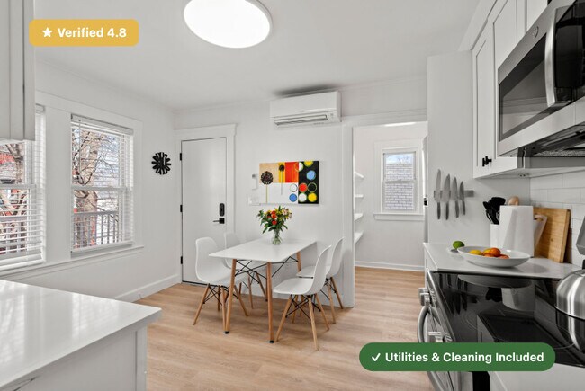 New RoostUp Furnished Private Bedroom with Private Bath near Savin Hill, Dorchester!
