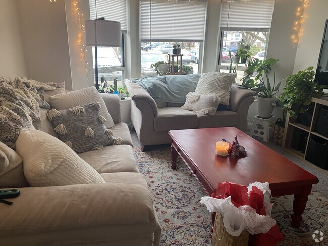 Unit C- Living Room - Athens Station Apartments