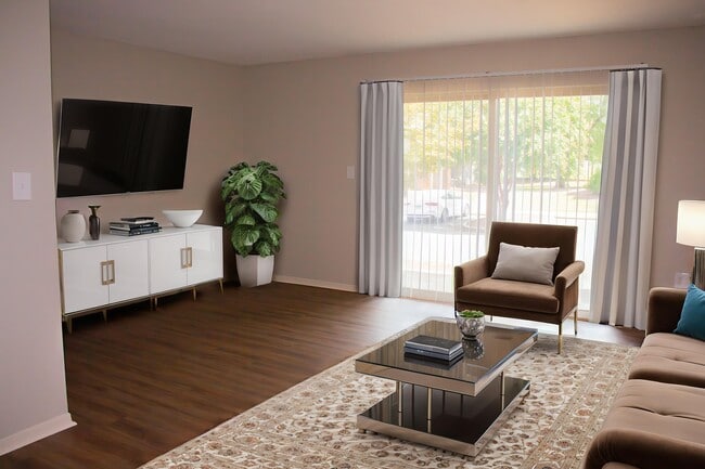 Living Room - The Woodlands Apartments