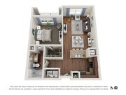 A4.1 - 1x1 floor plan Parkside at Avalon Park