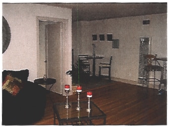 Sala de estar - Erie Street Apartments