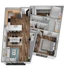 3D K Floorplan