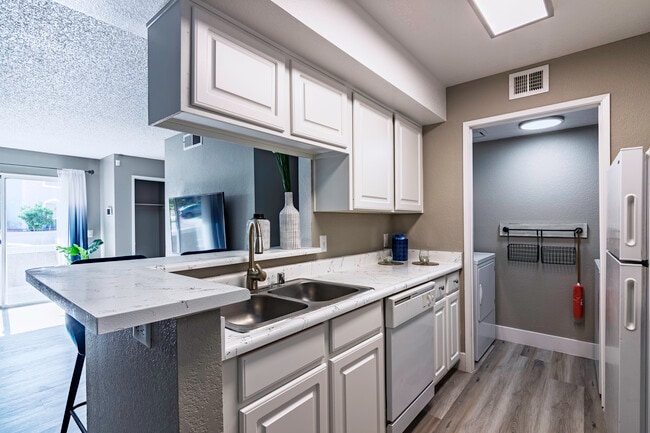 Two Bedroom Model Home With Laundry Closet