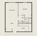1BR/1BA