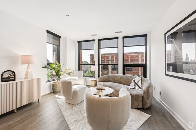 2 chambres, 2 salles de bain - 86 m² - Salon