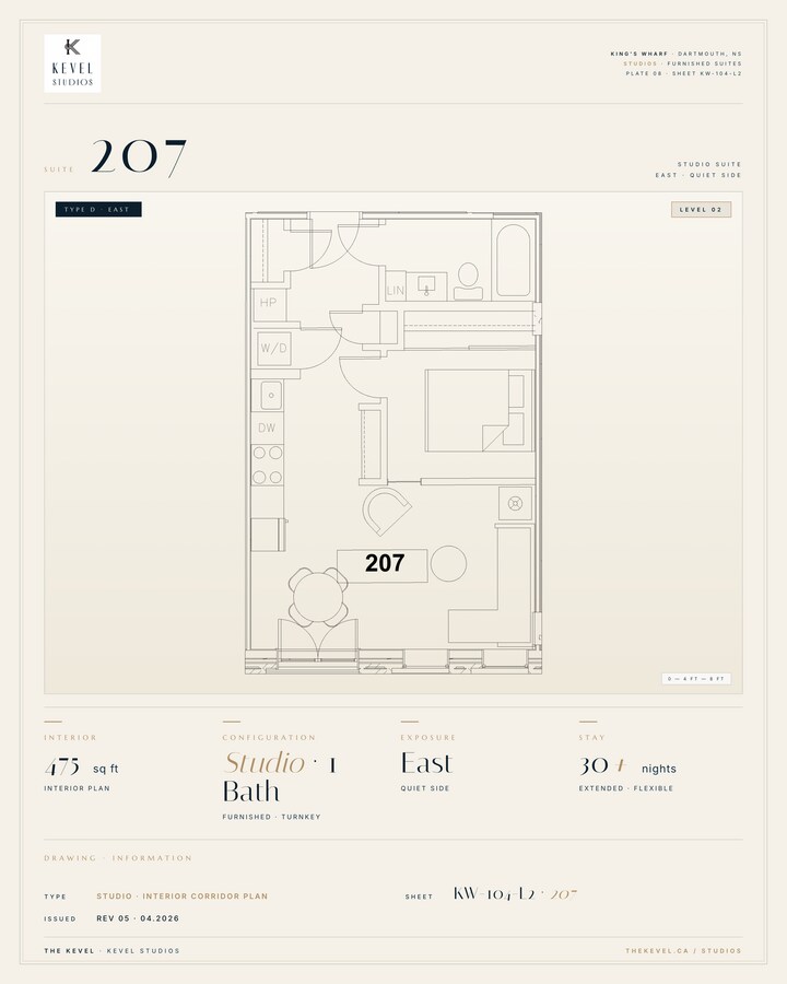 1 Bedroom Suite · 475 sq ft - 1 Bedroom Suite · 475 sq ft Unit 207